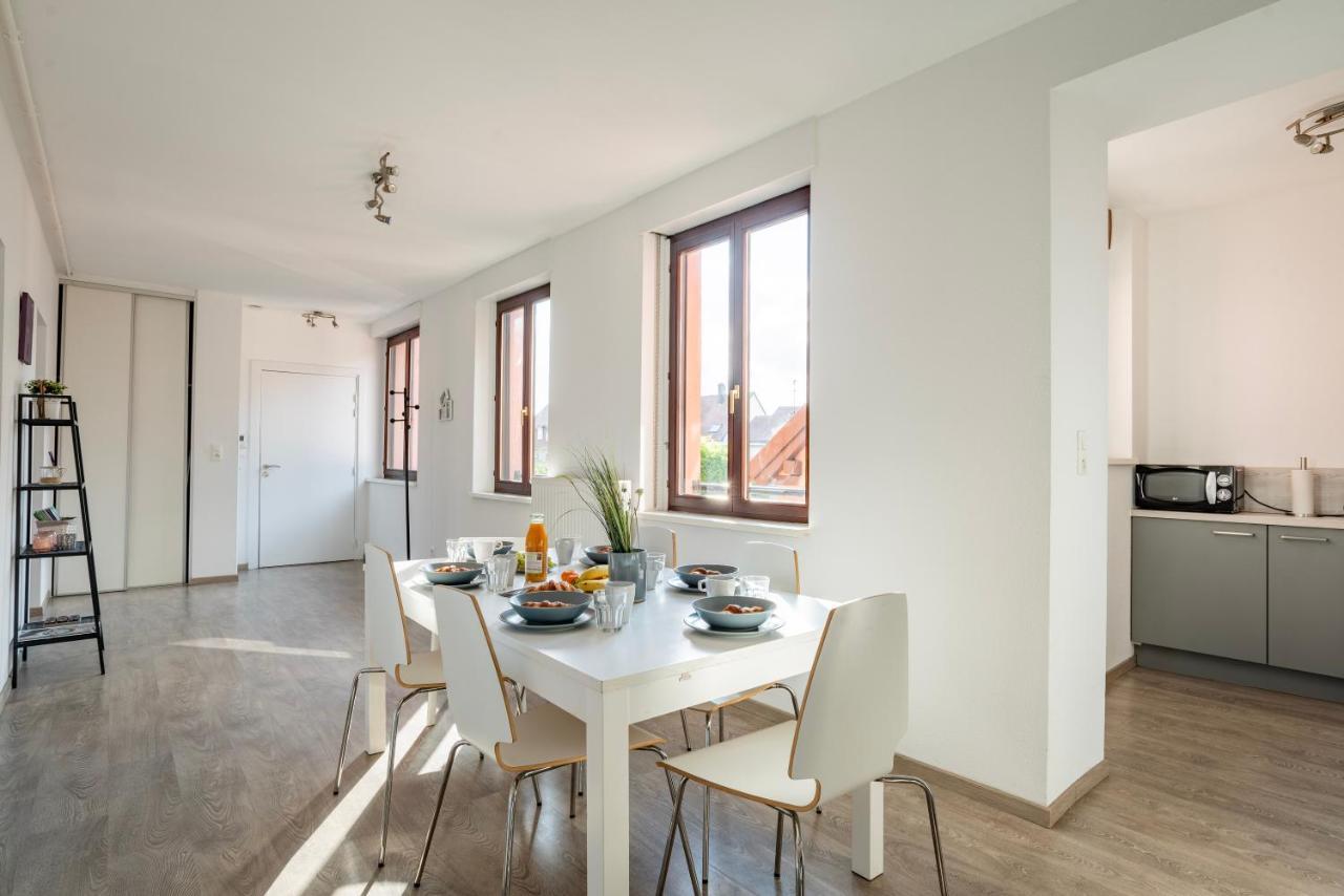 Ferienwohnung Le Manoir De Cyrielle A 10 Min Du Centre De Strasbourg Bischheim Exterior foto