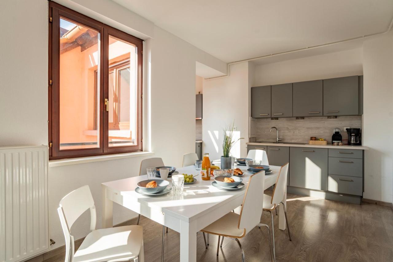 Ferienwohnung Le Manoir De Cyrielle A 10 Min Du Centre De Strasbourg Bischheim Exterior foto